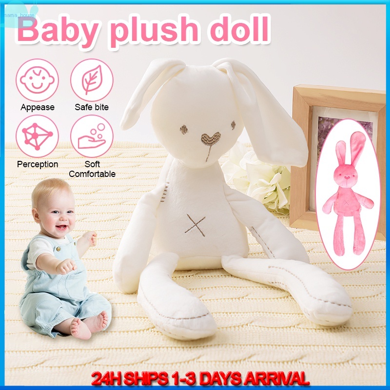 Baby Plush Rabbit Toy Baby Sleeping Doll Bunny Soft Stuffed Toys ...