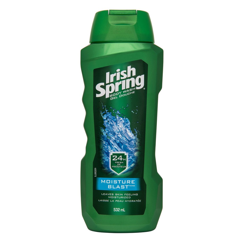 Irish Spring Moisture Blast Men's Moisturizing Body Wash | Shopee ...