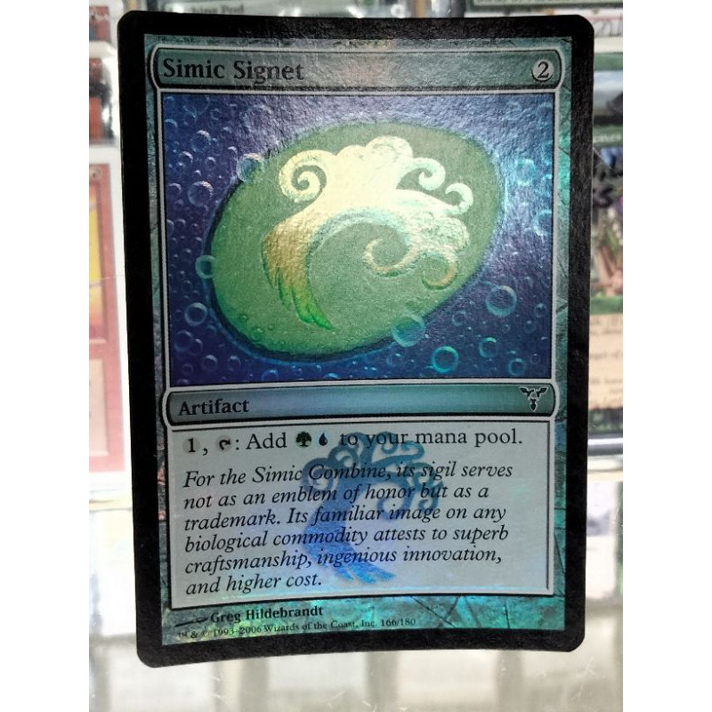 Magic: The Gathering(MTG) Card Simic Signet Foil Dissension | Shopee ...