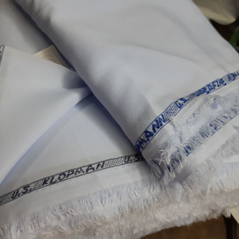 Fabric per YARD: US Klopmann Clothman klopman original white nursing ...