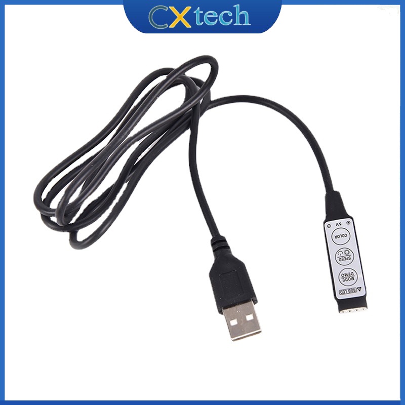 DC 5V USB LED RGB Controller 3Key 4Pin Controller for Led Strip 5050 ...