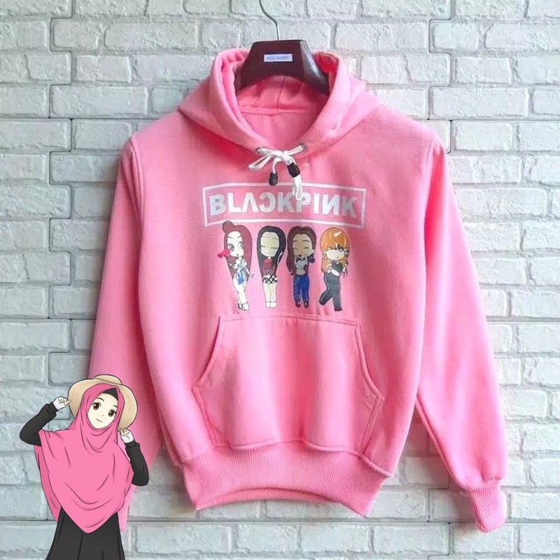 Blackpink Brand Hoodie Pullover Sweatshirt Logo IceCream, Babies & Kids,  Babies & Kids Fashion on Carousell