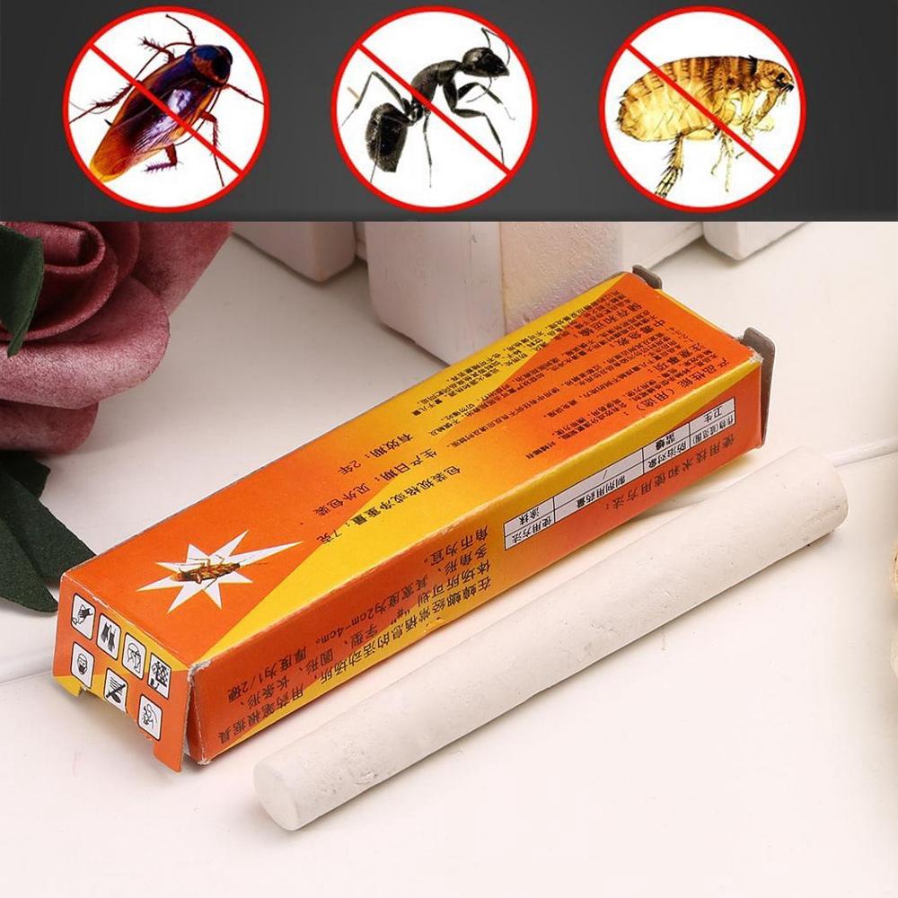 2Pcs/Pack Magic Insect Pen Chalk Tool Kill Cockroach Roaches Ant Lice Flea  Bugs Baits Lures Pest Control Insecticida