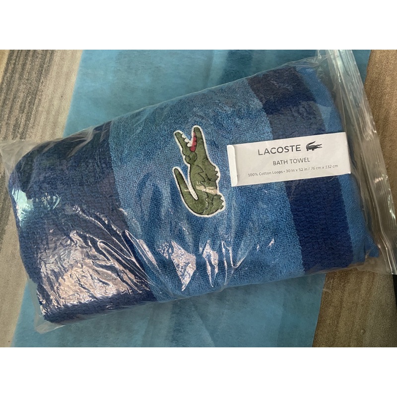 Original Lacoste Bath Towel Shopee Philippines