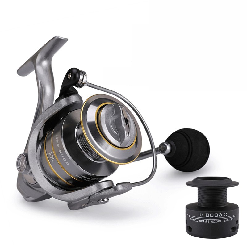 Full All Metal Spool Fishing Accessories Double Spool Jigging Reel ...
