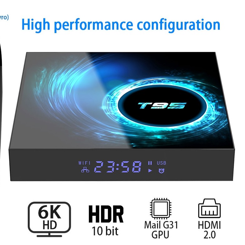 Box IPTV, Android TV, behuizing 4K multimedia met