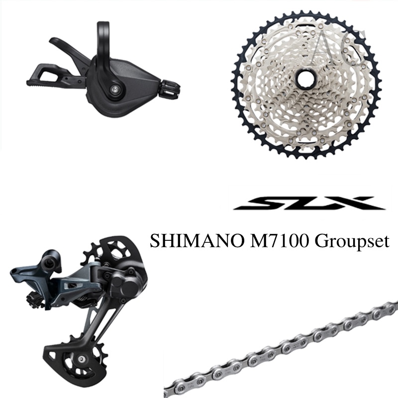 Shimano SLX M7100 Groupset 12 Speed M7100 Shifter M7120 Rear