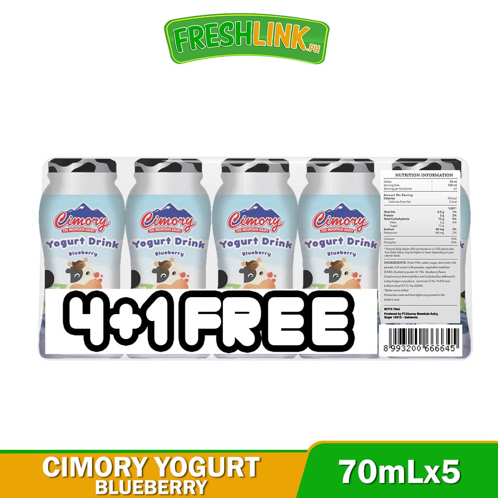 Cimory Mountain Dairy Yogurt Drink 70ml 4+1 Shopee Philippines