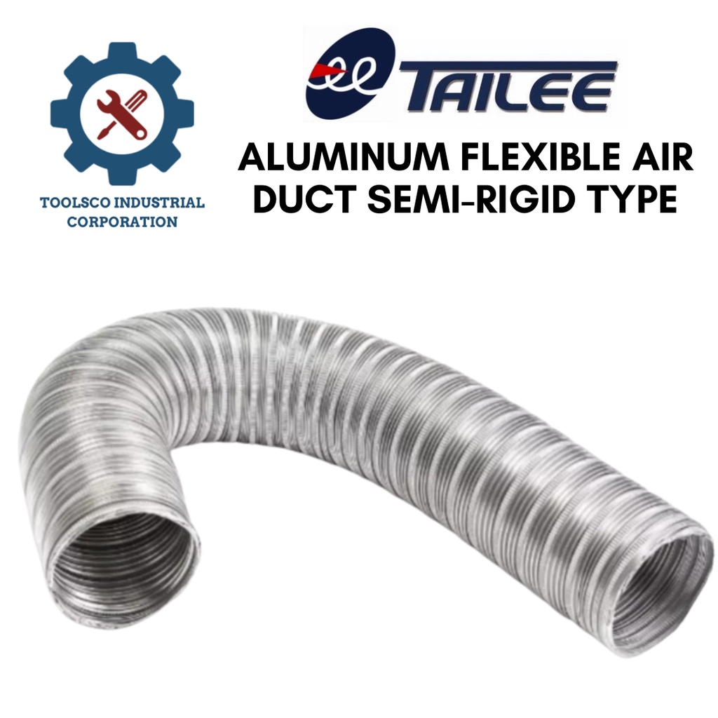 Tailee Aluminum Flexible Air Duct Semi Rigid Type Shopee Philippines