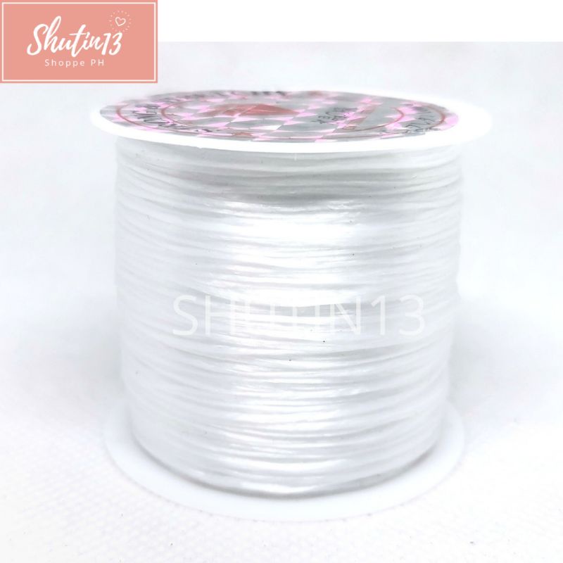 60m Japanese Elastic Cord Satin Silk Nylon String Stretchable Strong