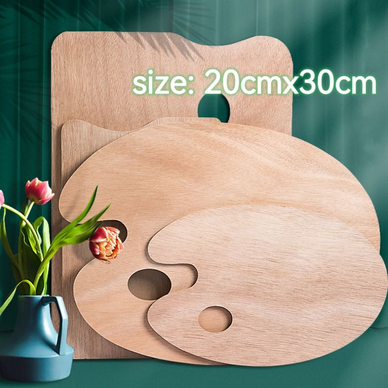 Wooden Painting Palette board (20x30cm) Shopee Philippines