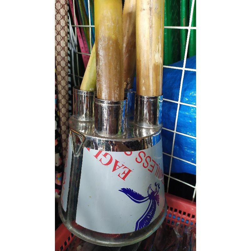 4 holes Puto bumbong steamer Makapal with FREE 4 BAMBOOS Shopee