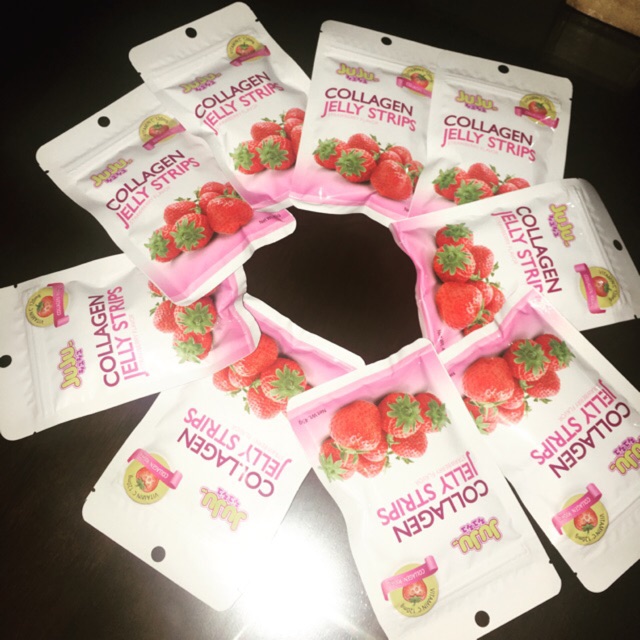 JUJU COLLAGEN JELLY STRIPS 45g Each - Smiles and Dimples