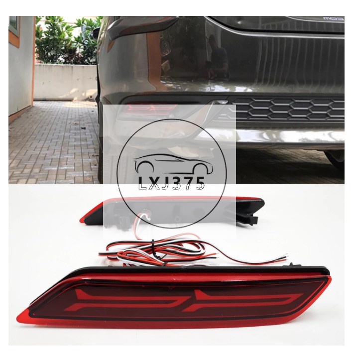 Red Led Rear Bumper Reflector Rear Reflector Bumper Light Tail Light For Hond A City