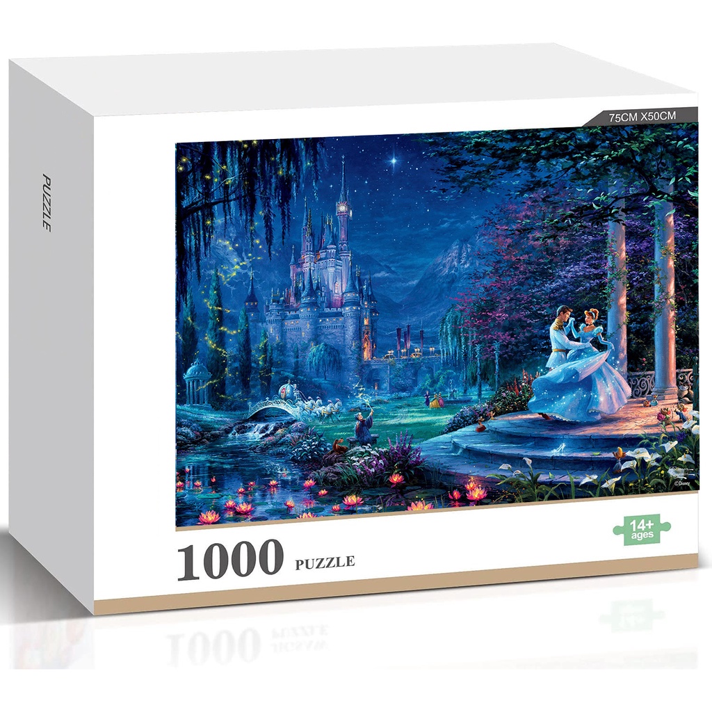 Disney Cinderella Unzip Wooden 1000 Piece Jigsaw Puzzle High Quality