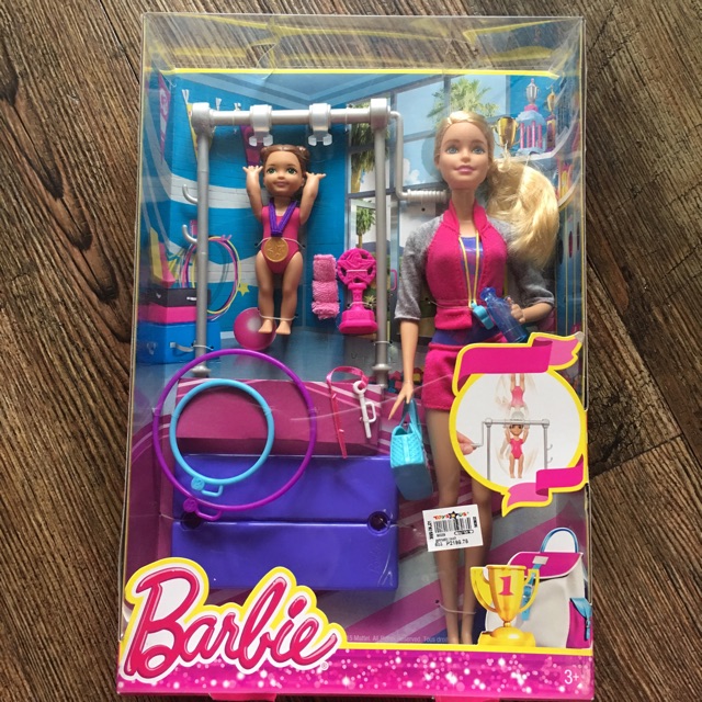 Gymnastics coach barbie cheap