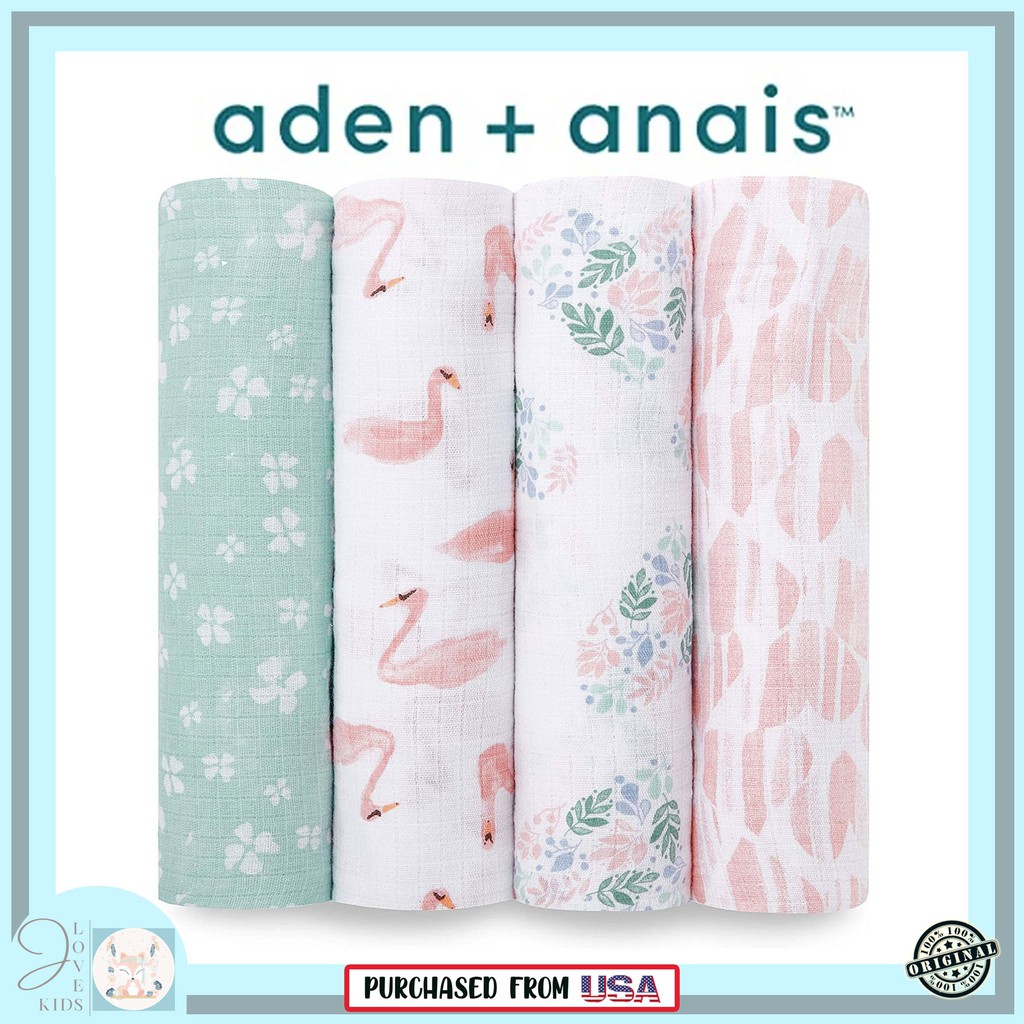 Aden + Anais 4 pack Muslin Swaddle Shopee Philippines
