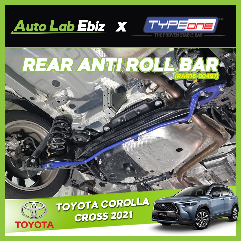 Toyota Corolla Cross 2021 TypeOne Safety Rear Anti Roll Bar (RAR16