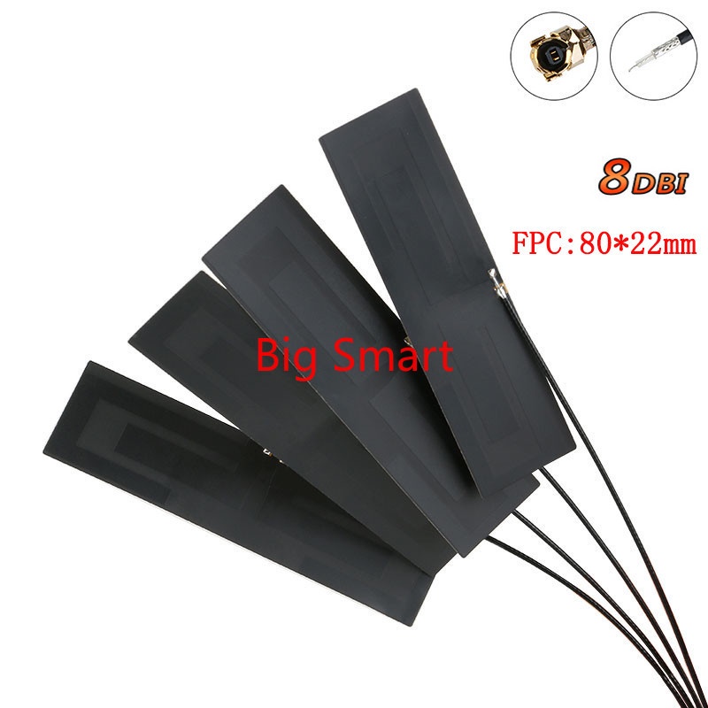 110pcs Gsm Gprs 2g 3g 4g Lte Internal Antenna 8dbi Fpc Connector 80