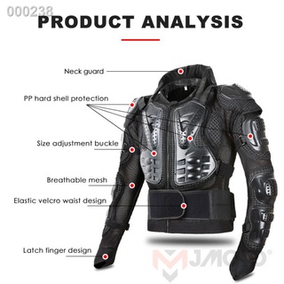 HEROBIKER Motorcycle Jackets Moto Body Armor Motorcycle Protection  Motocross Motorbike Jacket With Neck Protector For Summer