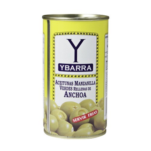 Ybarra Olives with Anchovy 150g Shopee Philippines