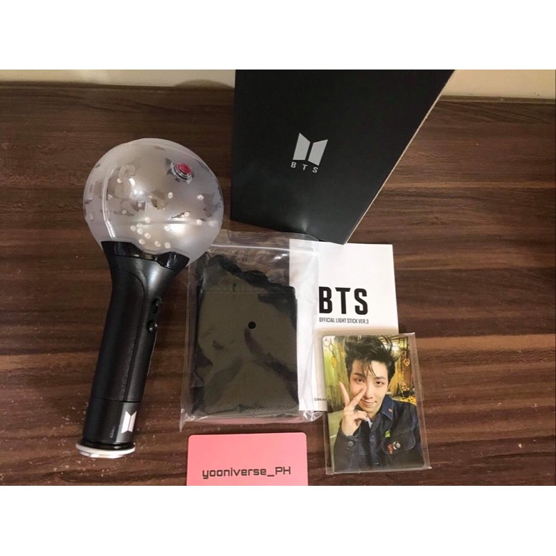 BTS OFFICIAL ARMY BOMB VER 3 LIGHTSTICK UNBOXING