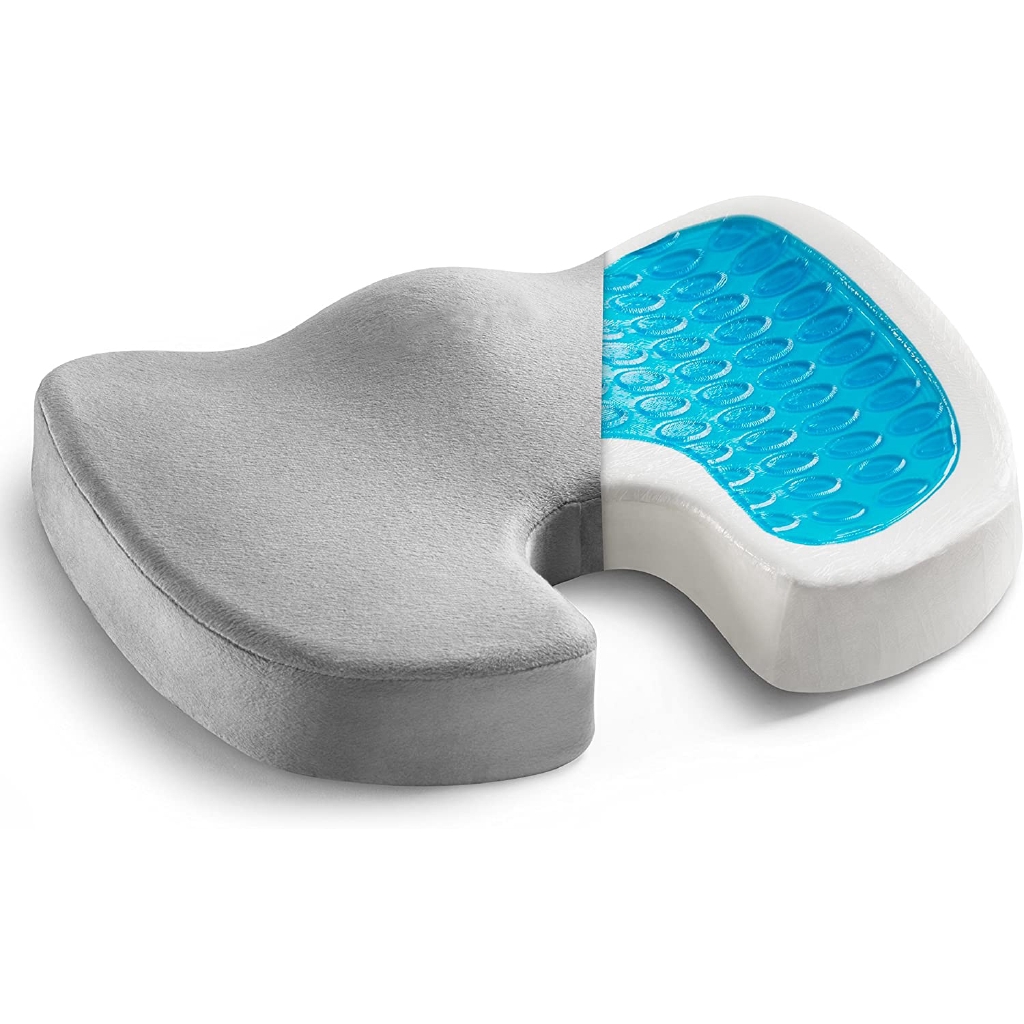 Gel Enhanced Seat Cushion Non Slip Orthopedic Gel Memory Foam Cushion for Tailbone Pain Office Chair Car Seat Cushion Sciatica Back Pain Relief Shopee Philippines