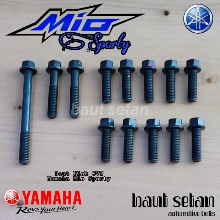 Yamaha Mio Cvt Block Fullset Bolts Shopee Philippines