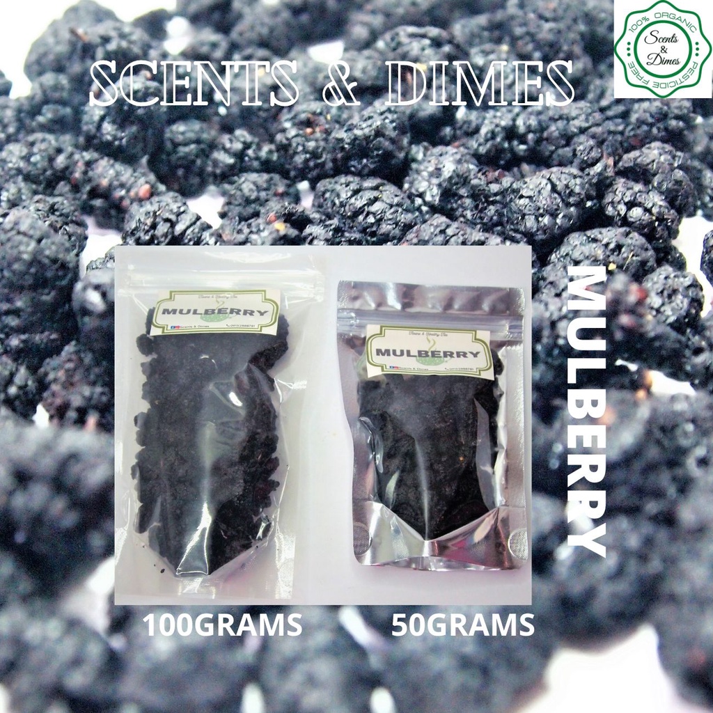 Dried Organic Black Mulberry Fruit Tea (Antioxidant Berry Fruits ...