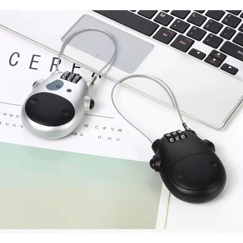 Telescopic Wire Rope Steel Cable Code Lock Suitcase Car Sled Motorcycle ...