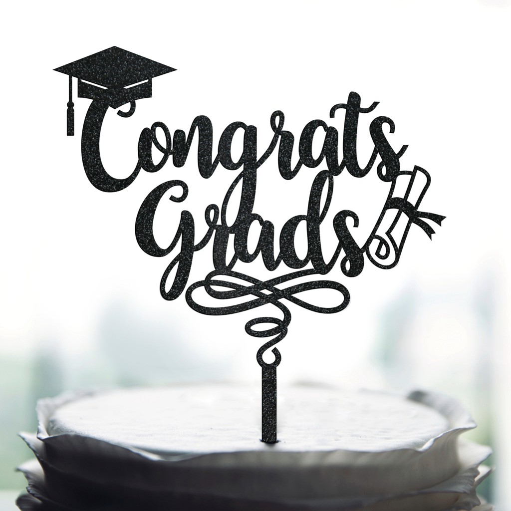 Congrats Gras Acrylic Cake Topper | Shopee Philippines