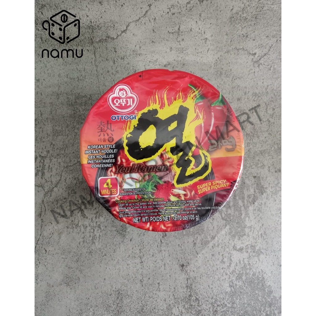 Yeul Ramyun Bowl OTTOGI [Sale] Bezel-Less Ramyeon Korea Noodle 105gr ...