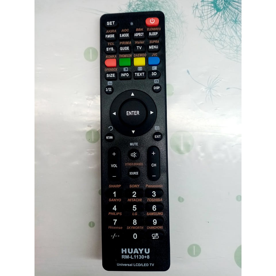 UNIVERSAL LED/LCD REMOTE CONTROL RM-L1130+8 | Shopee Philippines