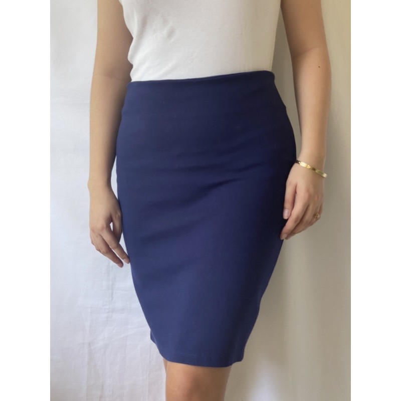 Pencil hotsell skirt blue