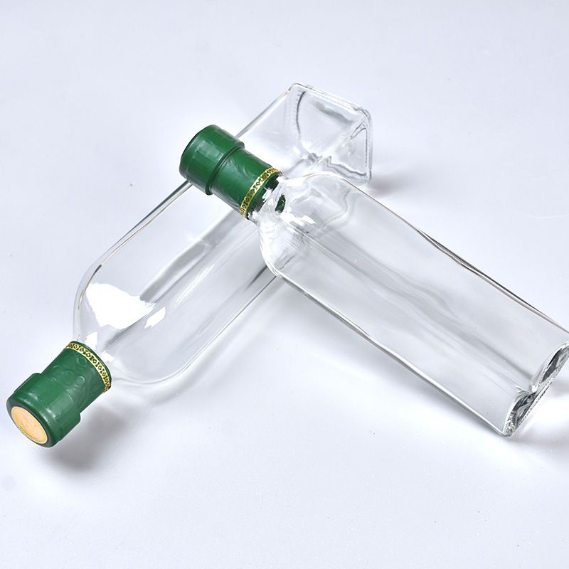 60pcs 250ml Glass Bottle with Leak Proof Screw Caps for Oil vinegar