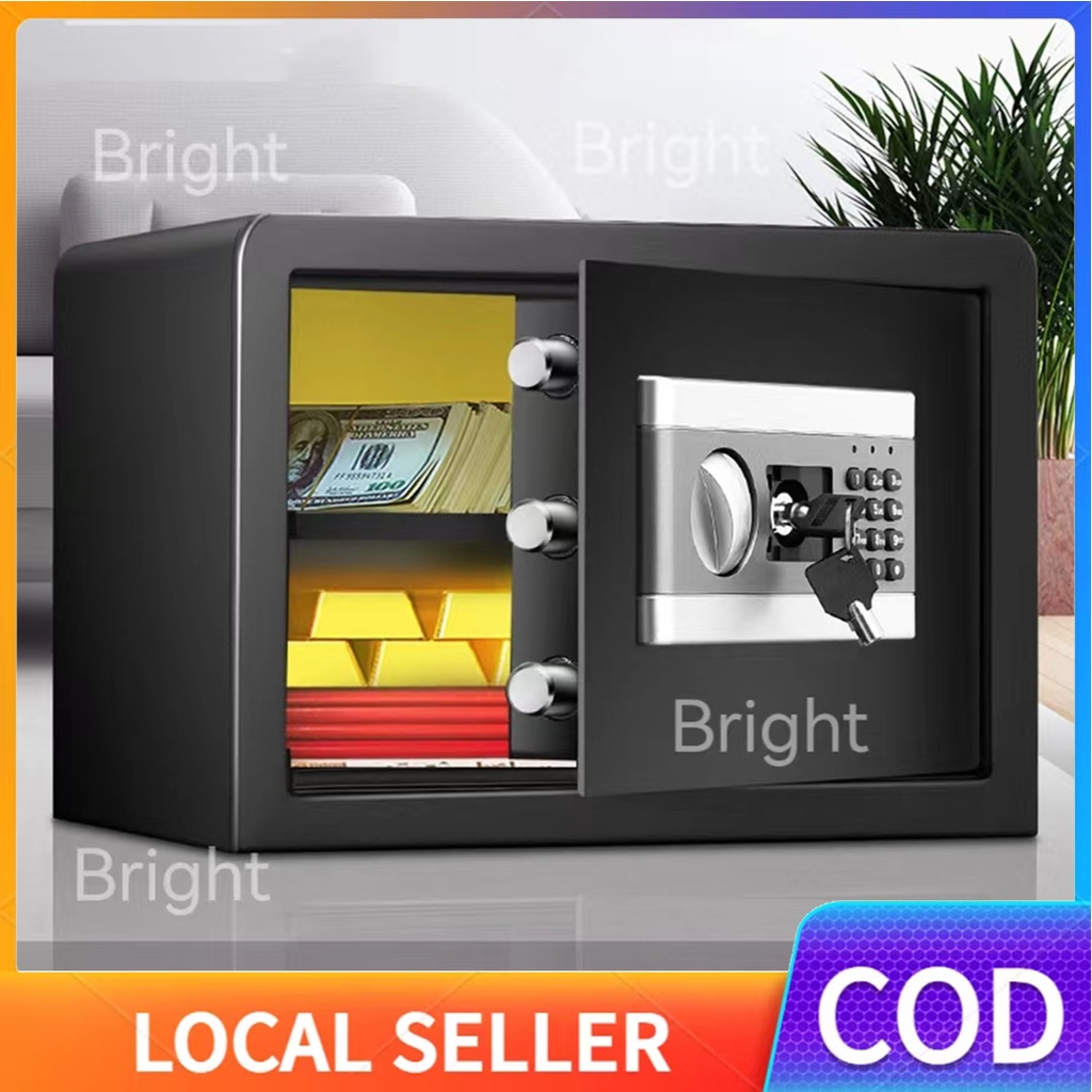 Luxury Digital Depository Cash Fireproof Safe Box Jewelry Home Hotel