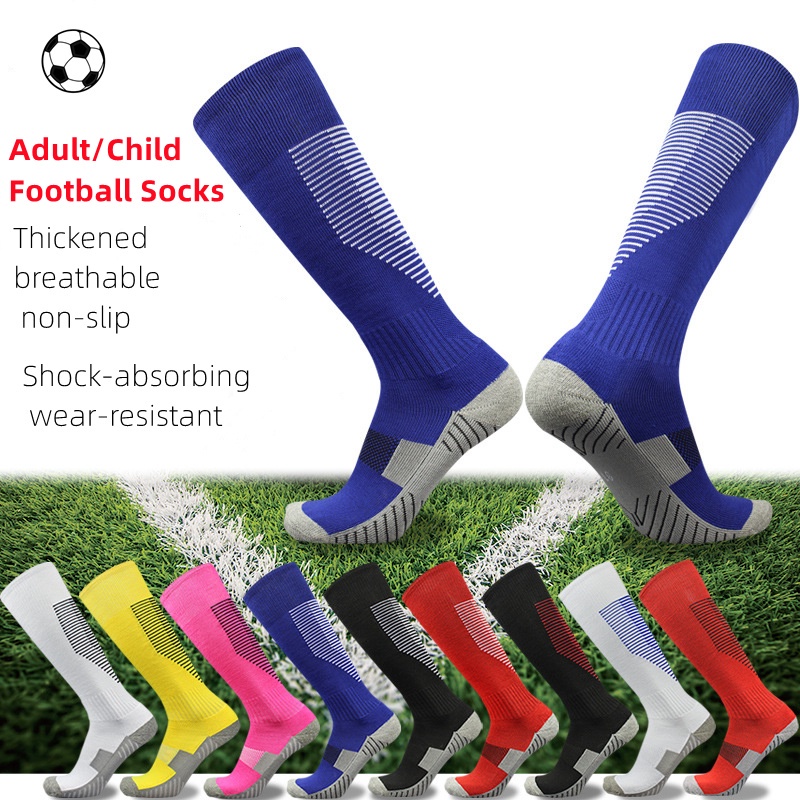 (Ready Stock) Adult/Kids Soccer Socks Men's OvertheKnee Sports Socks