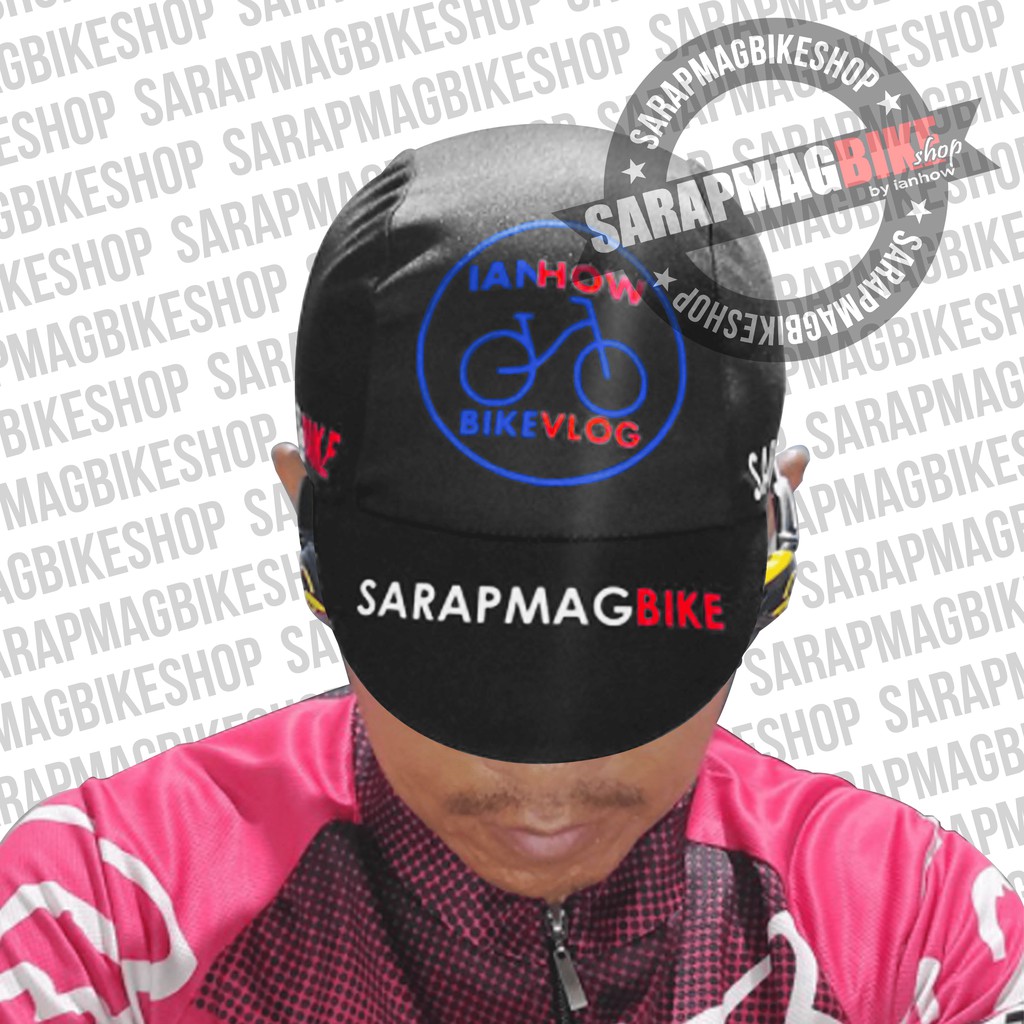 IAN HOW SarapMagBike Cycling Cap with FREE Stickers SHEMPRE Shopee Philippines