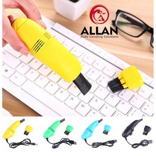 Mini Computer Vacuum USB Keyboard Cleaner PC Laptop Brush Dust Cleaning Kit  (color Random)