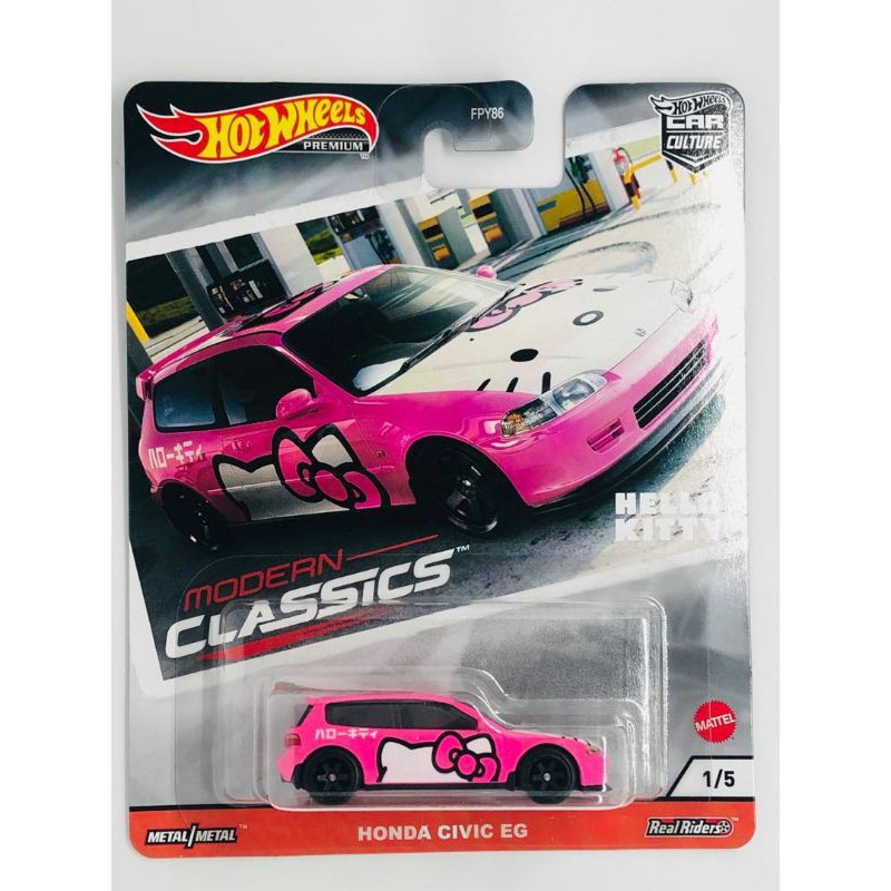 Hot Wheels 2020 Car Culture: Modern Classics 1/5 Honda Civic EG - Pink ...