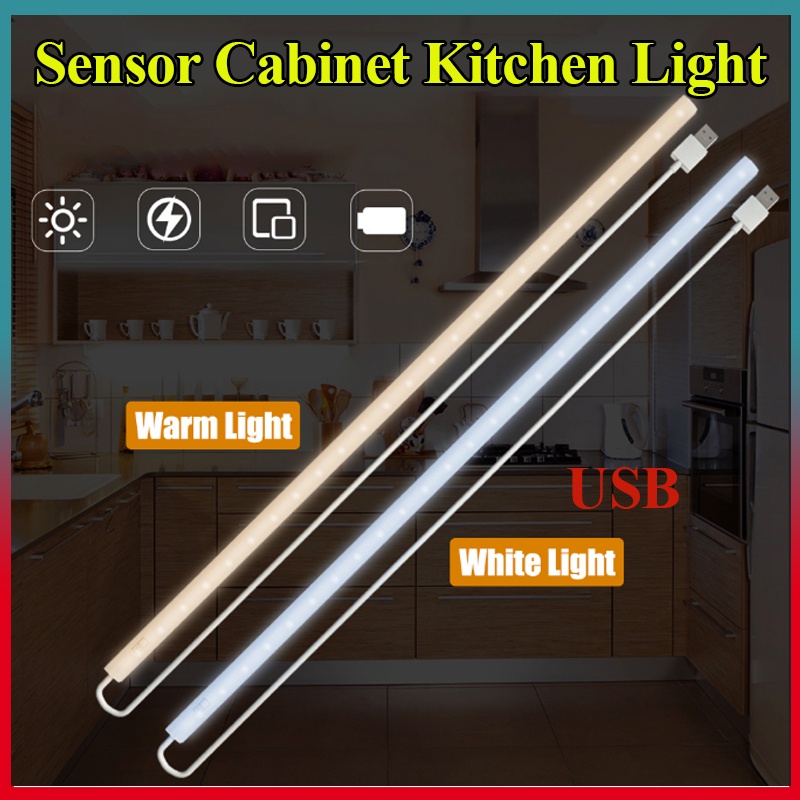 Hand Sweep Switch LED Under Cabinet Kitchen Light Bedroom Wardrobe ...