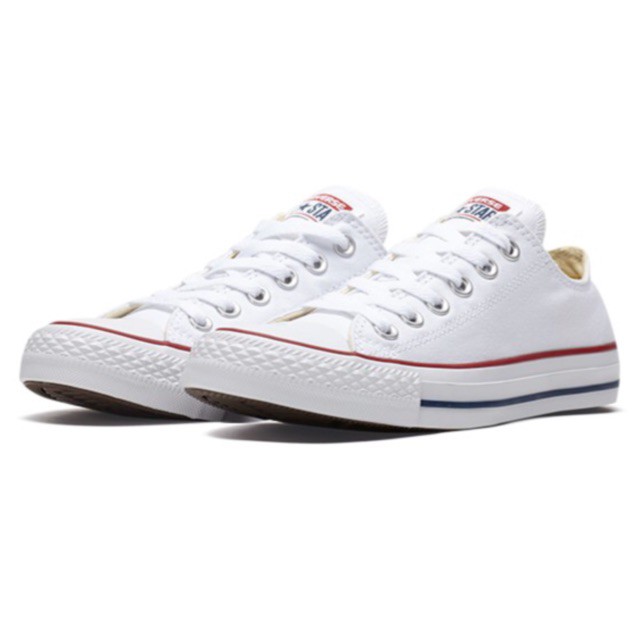 Converse all star low cheap cut white