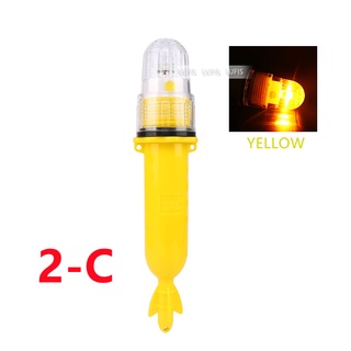 Torpedo Blinker Fishing Light Waterproof Floating Signal Light Net