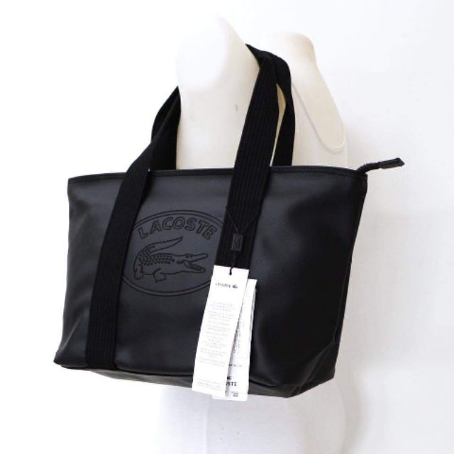 Lacoste classic deals tote bag