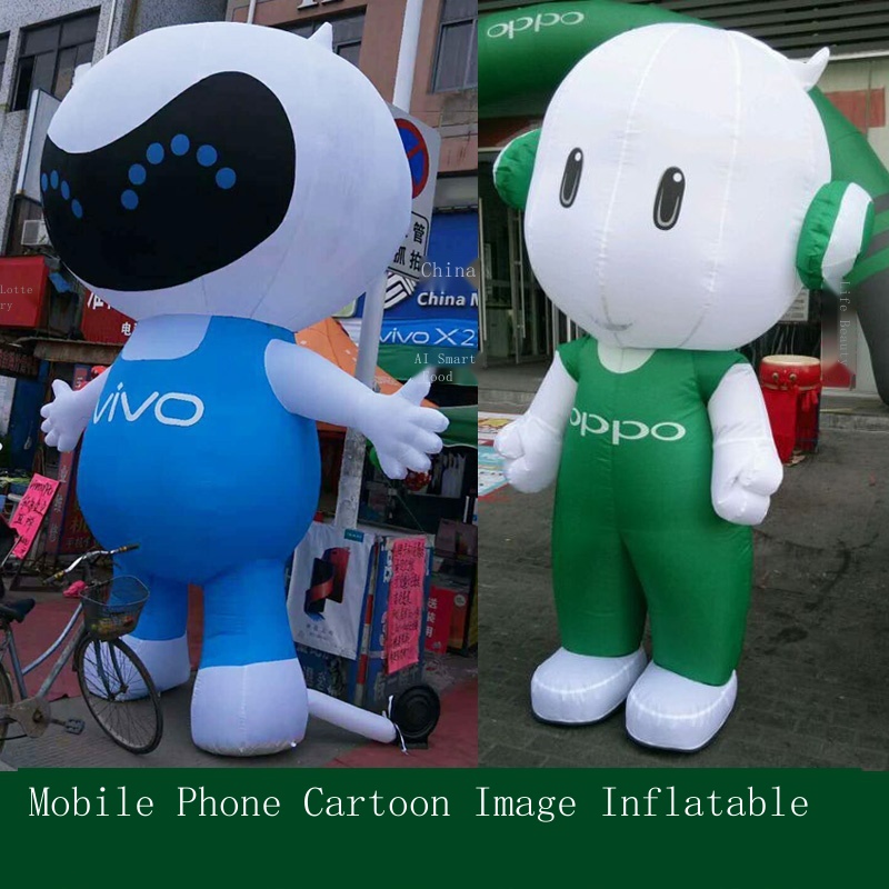 Mobile phone mascot cartoon image inflatable arch mobile phone cartoon ...