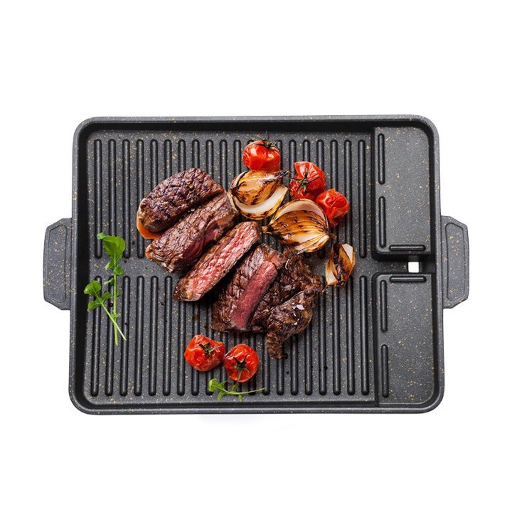 BBQ Grill Plate (Samgyupsal / Samgyeopsal) Yakiniku / Griller Pan (for