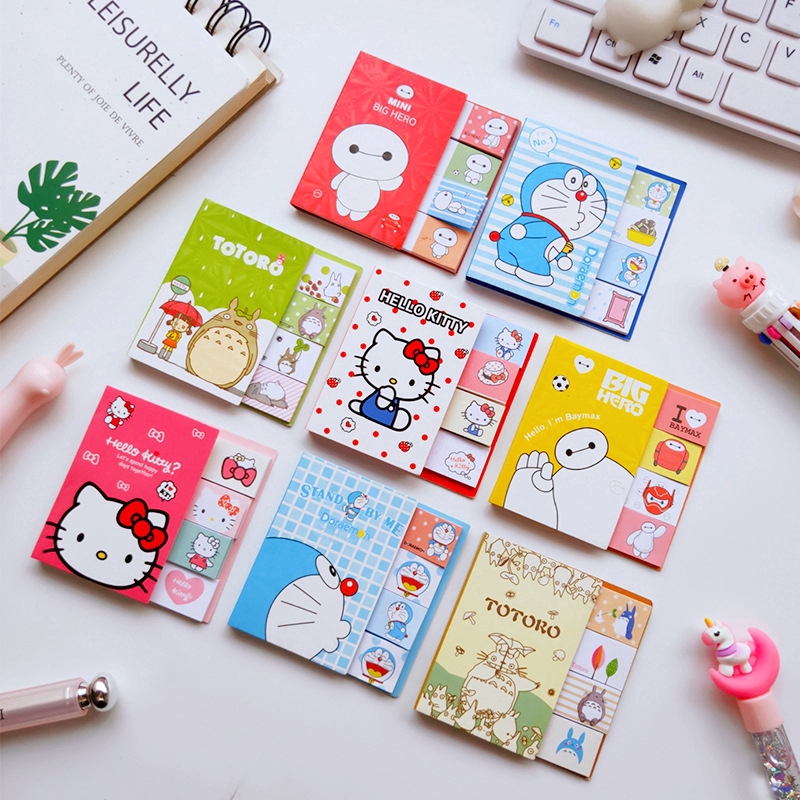 Creative Memo Pads Cute Cartoon Animals Convenience Stickers Notes Memo ...