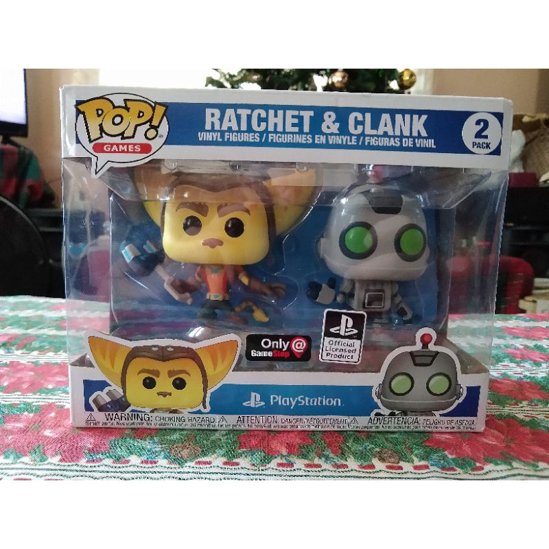Funko POP Games! Playstation Ratchet and Clank Vinyl Figures Shopee