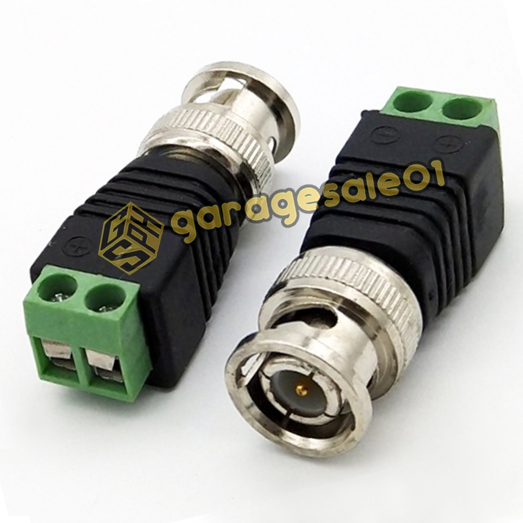 BNC Male Connector For CCTV Camera BNC UTP Video Balun Connector