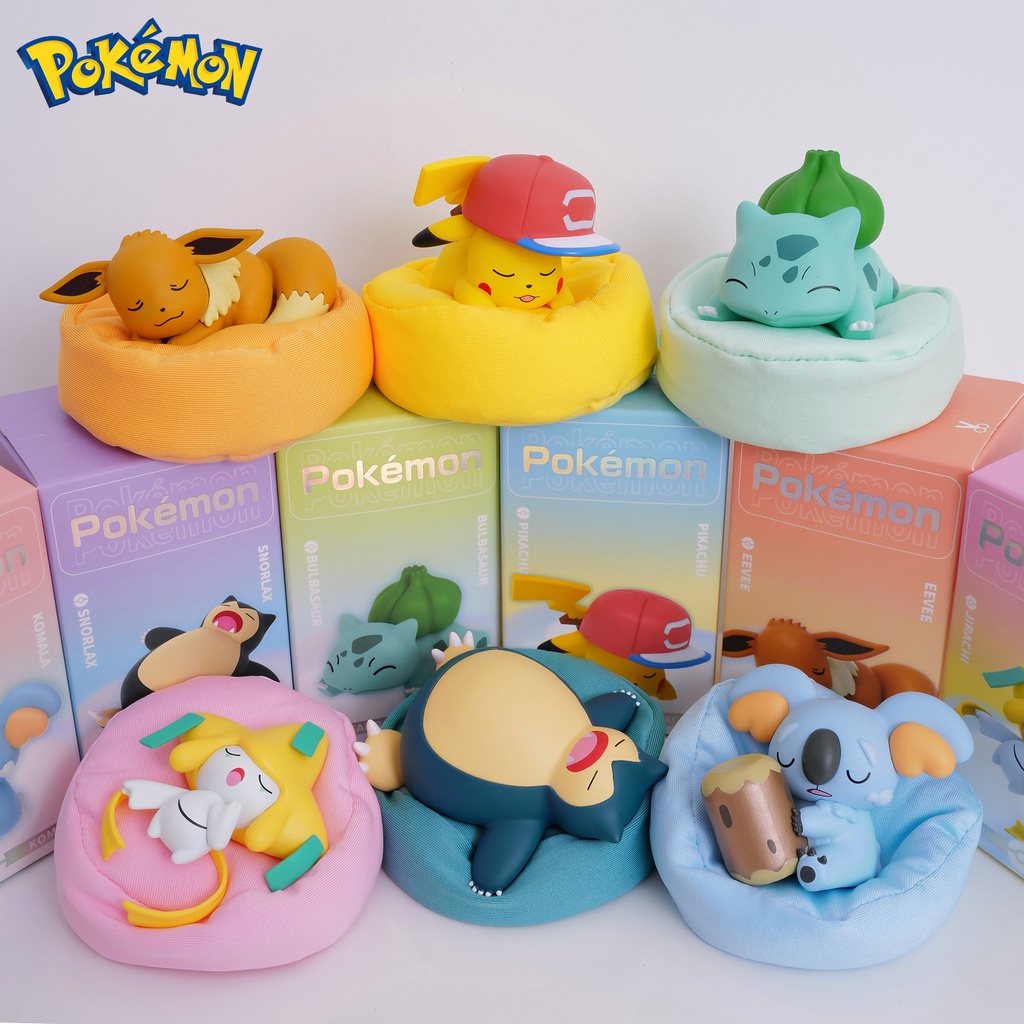 Pokemon Figure Pikachu Sleeping Wonderful Frog Seed Pokémon Kirby